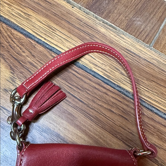 Coach Red Mini Pouch - Picture 3 of 7
